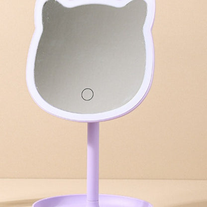 猫耳 LED メイクアップミラー