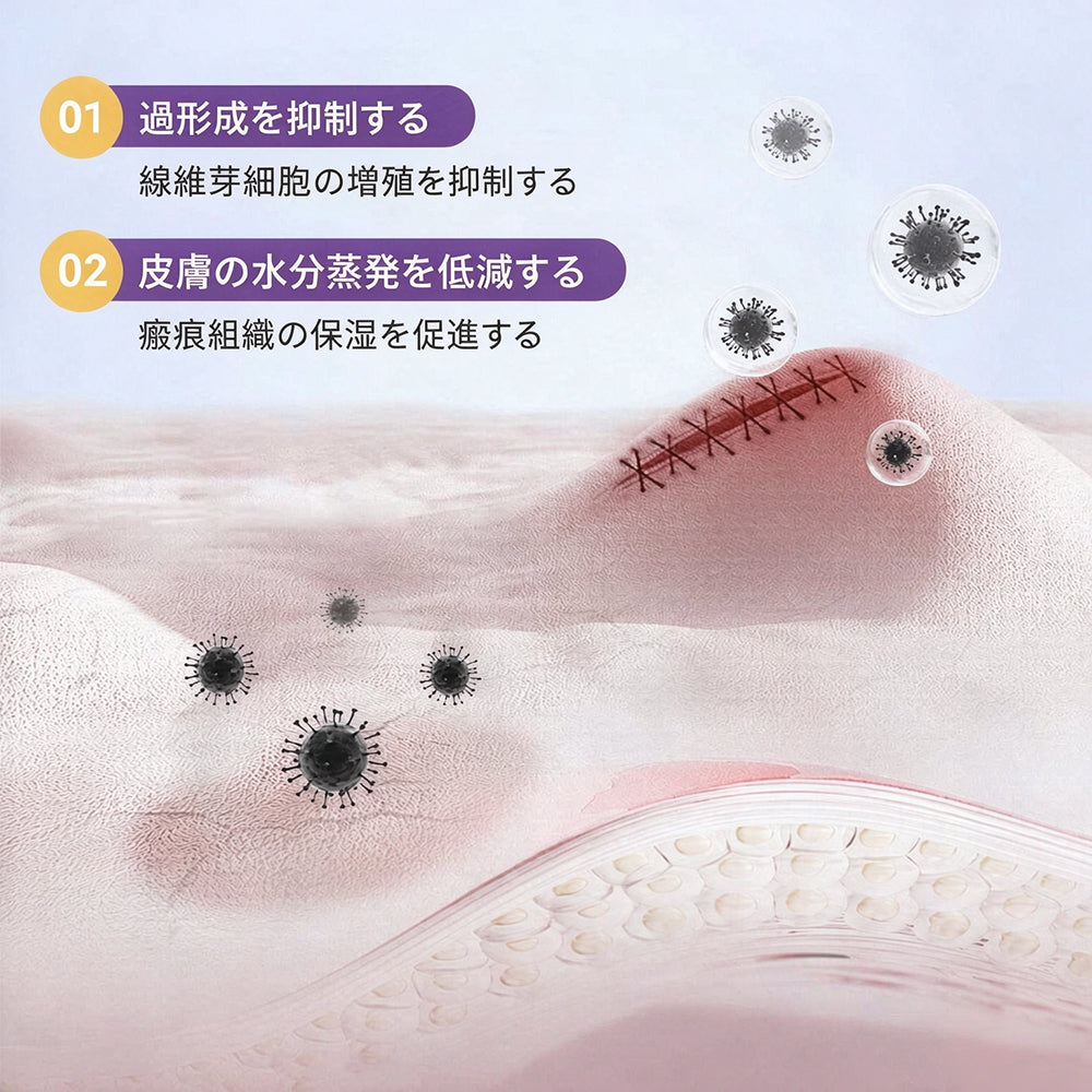 CleraNaure® ヒアルロン酸ナノマイクロニードル修復テープ
