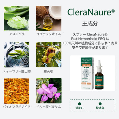 限定キャンペーン | CleraNaure® 速効性痔疾用PROスプレー