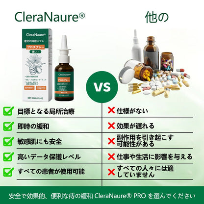 限定キャンペーン | CleraNaure® 速効性痔疾用PROスプレー